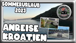 Kroatien 2023 | Wohnwagen Camping Sommer Urlaub | Anreise Teil 2