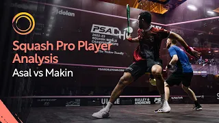 Squash Pro Player Analysis: Asal vs Makin