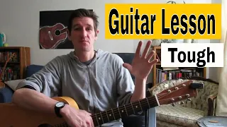 How to play 'Tough' by Lewis Capaldi on Guitar (beginner lesson)