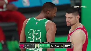 NBA 2K22 - Chicago Bulls vs Boston Celtics - 2022 NBA My League Season Game