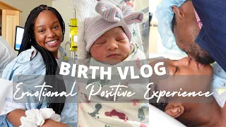 Emotional birth vlog *Positive Hospital Birth Experience*