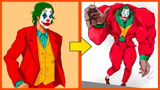 DC and Other Superheroes/Villains Muscular Version - All Characters in REAL LIFE (DoodleJim)