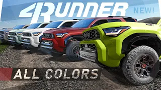 2025 Toyota 4Runner - ALL NEW COLORS Configurator