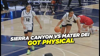 Mater Dei vs Sierra Canyon Got Physical