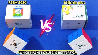 RS3M 2020 vs Drift 3M Plus || which magnetic cube is better??? | cubing comparison | part 10