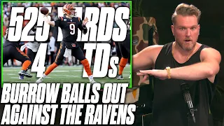 Joe Burrow Went OFF After Ravens Coach Criticized Him Before The Game | Pat McAfee Reacts