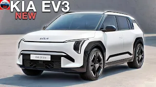 All New KIA EV3 2025 - FIRST LOOK (Electric Compact SUV) + Design Drawings