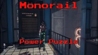 Monorail power puzzle - Stellar Blade