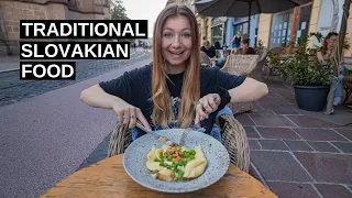 Trying Slovakian food in Kosice