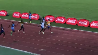 Junior Boys 100m Final- Coca Cola Games 2022