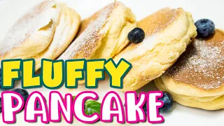 FLUFFY PANCAKE Recipe😍 Japanese Souffle pancake🍰 | ふわふわスフレパンケーキ