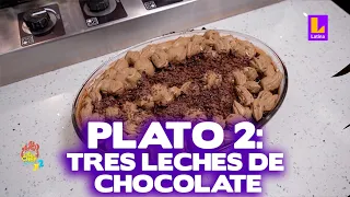 El Gran Chef Famosos PROGRAMA 13 de febrero | Plato dos: Tres Leches de Chocolate | LATINA EN VIVO