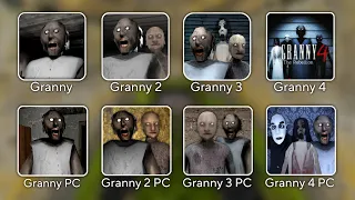 Granny All Chapters 1 2 3 4 PC VS Mobile Full Gameplay | Granny All Chapters New Update