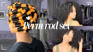 HOW TO GET THE PERFECT PERM ROD SET! | Natural Hair