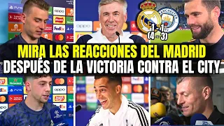 MIRA LAS REACCIONES DEL EQUIPO DEL REAL MADRID DESPUÉS DE LA VICTORIA EN LOS PENALTIS CONTRA EL CITY