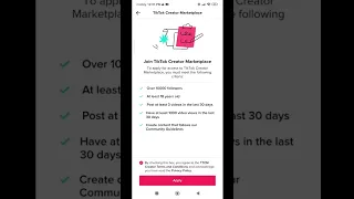 Apply monetization na Sa tiktok