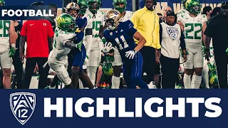 Jalen McMillan 2023 Pac-12 Football Championship Game Highlights | No. 3 Washington vs. No. 5 Oregon