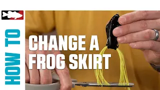 How-To Change a Hollow Body Frog Skirt - Tackle Warehouse Tutorial