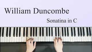 William Duncombe  - Sonatina in C (윌리엄 던컴 소나티나)