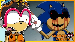 Charmy Reacts to Eggman's Chaos Emerald | SONIC.EXE