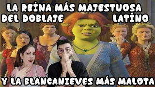 ESPAÑOLES REACCIONAN A DOBLAJE LATINO VS ESPAÑOL DE SHREK  #SHREK #DREAMWORKS #DOBLAJES