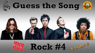 Guess the Song - Rock #4 | QUIZ