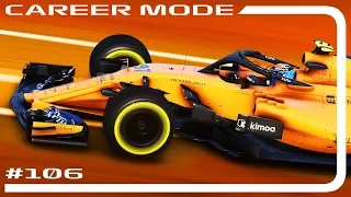 F1 2018 CAREER MODE #106 | MCLAREN DEBUT SEASON 6 | Australian GP (110% AI)