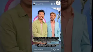 Simu Liu Addresses Awkward Moment With Ryan Gosling On ‘Barbie’ Red Carpet.