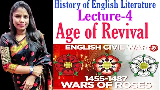 Age of Revival :History of English literature ; Major writers and works in hindi, by Sunita Ma'am