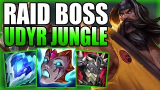 RAID BOSS UDYR JUNGLE WILL SOLO CARRY GAMES NO PROBLEM! - Gameplay Guide League of Legends