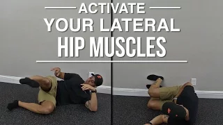 Activate your lateral hip muscles (glute medius)