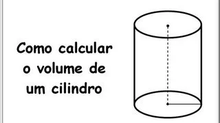 Como calcular o volume de um cilindro