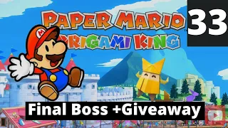 Paper Mario: The Origami King.  King Olly Boss Fight + Giveaway!