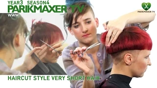 Haircut Style Very Short Hair. Paulina Mencnarowska парикмахер тв parikmaxer.tv