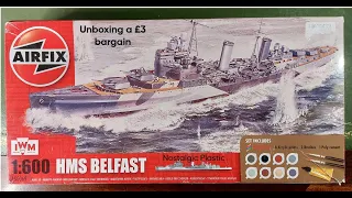Airfix HMS Belfast unboxing