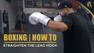 Boxing | How to |  straighten the lead  hook