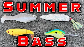 Best Baits For Summer Bass Fishing! (Shallow And Deep)