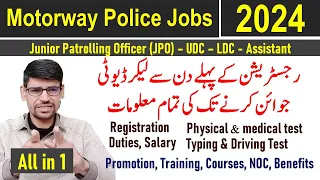 Motorway police jobs 2024 - Physical, Medical, Interview, Salary, Driving Licence issues - All in 1