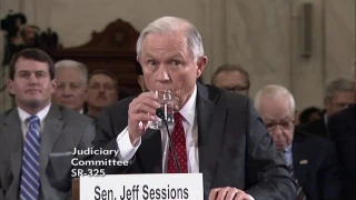 Senator Lee questions Senator Sessions during his Confirmation Hearing to become Attorney General