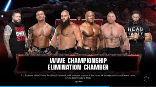 WWE2K22 Elimination Chamber Match for the WWE Championship.... #wwe2k22 #wwe #ps5gameplay
