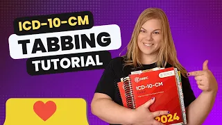 How to Tab Your ICD-10-CM Book - Medical Coding Tabbing Demonstration