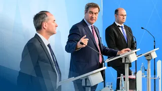 Video in Gebärdensprache: Pressekonferenz nach der Kabinettssitzung (23.05.2023) - Bayern