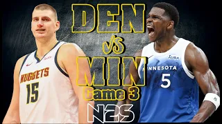 🛑PLAYOFFS - SEMIFINALS - NUGGETS vs TIMBERWOLVES - GAME 3 - NBA 2K24
