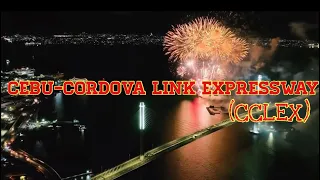 Fireworks after the Inauguration of Cebu-Cordova Link Expressway (CCLEX) | JOWIE TAGON