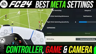 FC 24 - BEST CONTROLLER, CAMERA & GAME SETTINGS UPDATE (POST PATCH) TO GIVE YOU AN ADVANTAGE & WINS