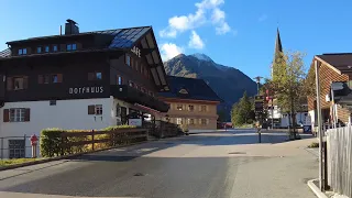 Mittelberg Kleinwalsertal Spaziergang 4K