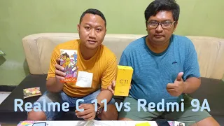 unboxing Redmi 9A vs Realme C11