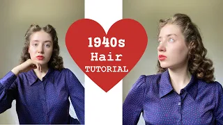 How I Do My 1940's Hair / Vintage Tutorial