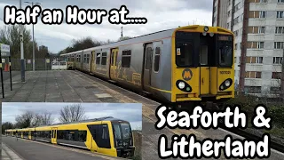 Half an Hour at (460) - Seaforth and Litherland Railway Station 04/04/24 - Merseyrail Class 507 777