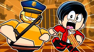 GARFIELD ME TIENE PRISIONERO!! | Escapa de Prisión de Garfield | Karim Juega